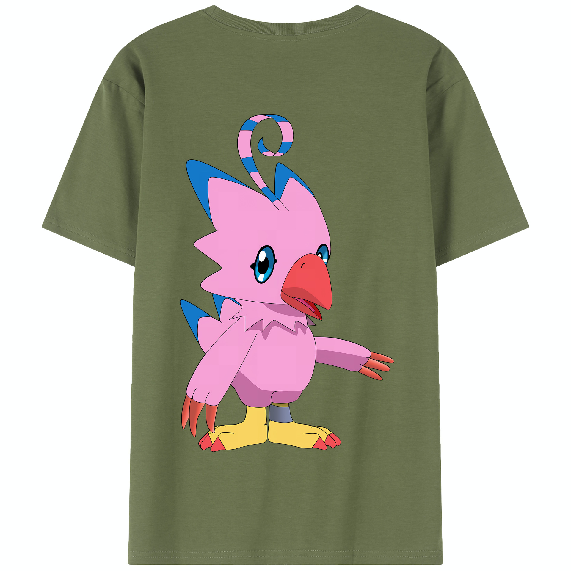（画像用） Digimon デジタルモンスター/デジモン 綿100％半袖Tシャツ（背面プリント）